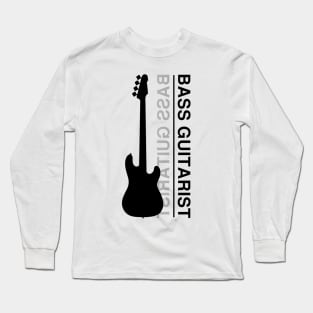 Bass Guitarist Lead Rock Music Festival Long Sleeve T-Shirt